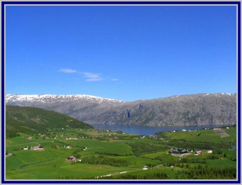 Bardal sett fra Breimofjellet.