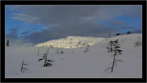 På Hauan, med Åbiten i bakgrunnen.