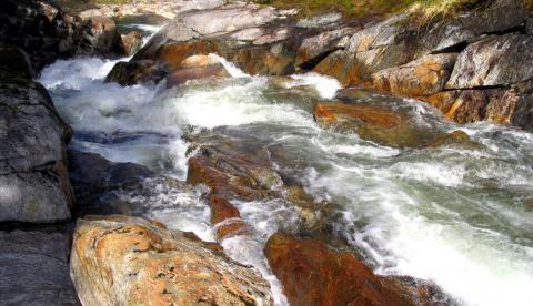 Ved Lindsetfossen.