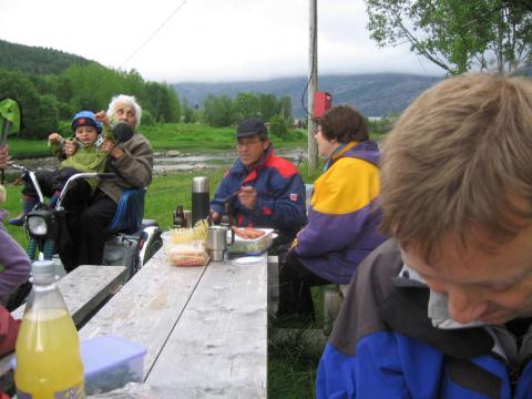 Egil og Gunvor med Peder