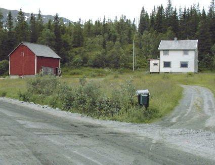 Puinn åsen . Her bodde familien Åsheim(privat foto)