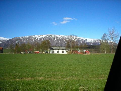 Torleif Ellingsenhuset sett fra vegen. Jorid Jøsevold eier huset idag