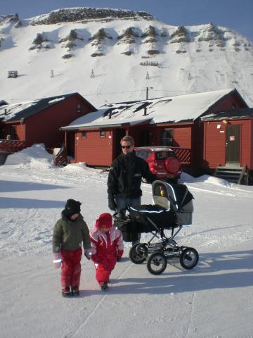 ute på spasertur